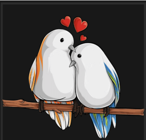 Bird's in love