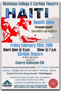 Haiti Relief Concert, Carlisle PA - Feb 26 1